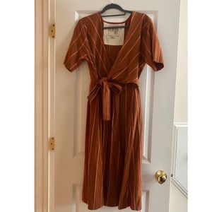 Ace & Jig dress in Cognac